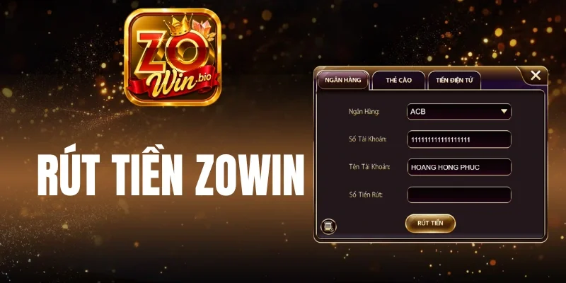 Phương thức rút tiền Zowin bằng thẻ cào